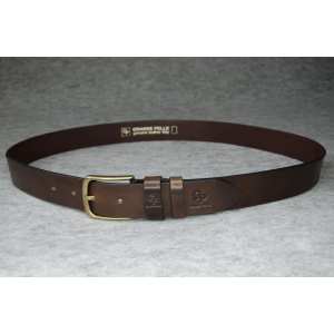 Кожаный ремень, каштан