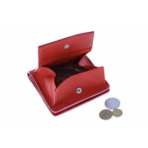 Портмоне Lettera з монетницею, червоний.
