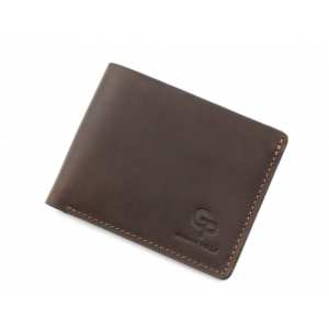 Портмоне, матова шкіра, шоколад