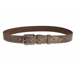 Кожаный ремень Grande Pelle Quadro, тертий шоколад