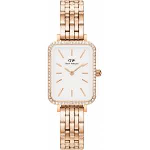 Часы Daniel Wellington Quadro Lumine Bezel 5-Link Melrose DW00100672