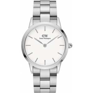 Годинник Daniel Wellington DW00100203 Iconic Link 36 Silver White