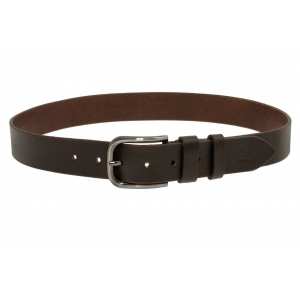 Кожаный ремень, натуральная итальянская кожа  Casual, шоколад