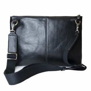 Мужская сумка Grande Pelle, черная (756610)