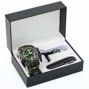Чоловічі годинники Besta Box Military Set подарунковий набір, з компасом