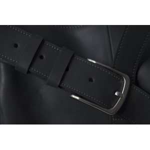 Сумка дорожная Grande Pelle, черная, 25х55х30 см