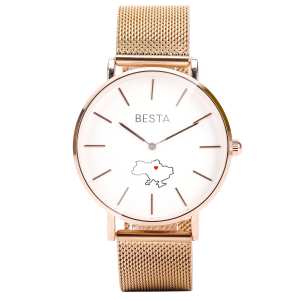 Женские часы Besta Love UA Rosegold