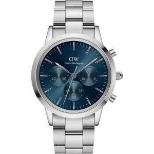 Годинник Daniel Wellington Iconic Chronograph Link Arctic S DW00100644