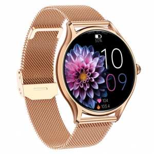 Смарт годинники Smart Milano Gold Steel, 2 ремінці