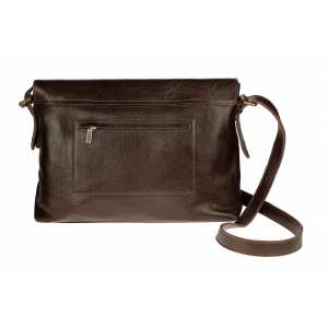 Сумка Мессенджер, шоколад, 27х39 см.