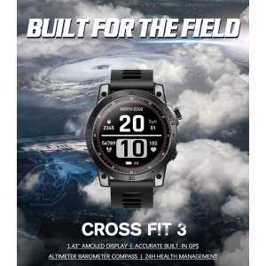 Умные часы North Edge CrossFit GPS Black с компасом