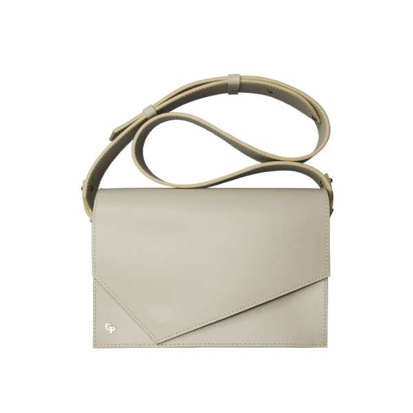 Жіноча шкіряна сумка Grande Pelle бежевий