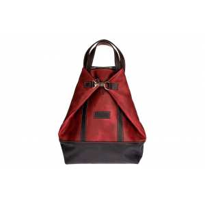 Рюкзак-сумка трансформер, синий и бордо