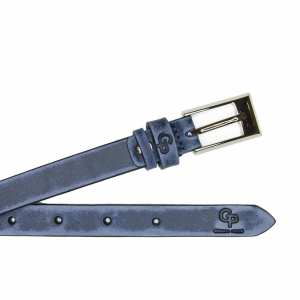 Ремінь жіночий Lungo, синій мармур