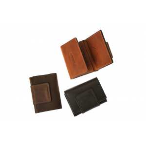 Портмоне, матова шкіра, чорний