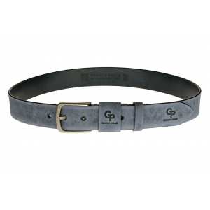 Кожаный ремень Grande Pelle Classico Antico, серый мрамор