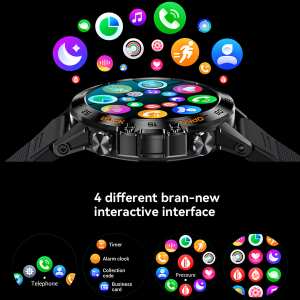 Розумний годинник Smart Delta K52 Black + каучуковий ремінець