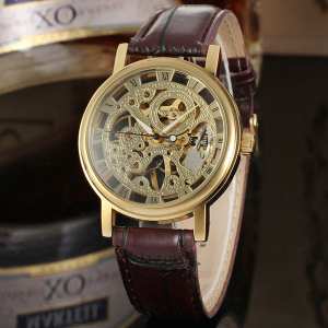 Годинник Winner Gold Brown