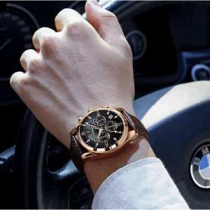 Мужские часы Poedagar Magnat Gold