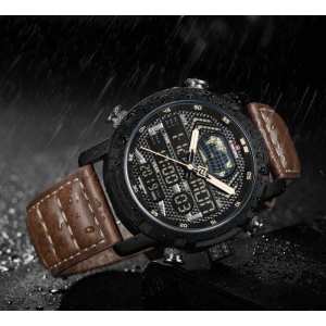 Мужские часы Naviforce World NF9160 Brown