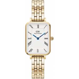 Часы Daniel Wellington QUADRO ROMAN NUMERALS 5-LINK GOLD DW00100688