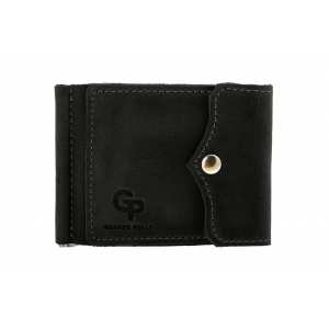 Зажим на кнопке Grande Pelle (черный)