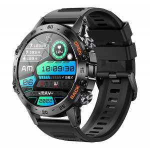 Смарт годинник Smart Delta K52 Black Rubber + металевий ремінець