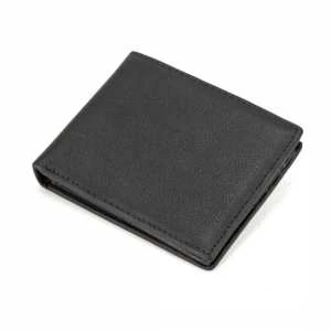 Портмоне шкіряне чорне Tiding Bag M39-9923FRA