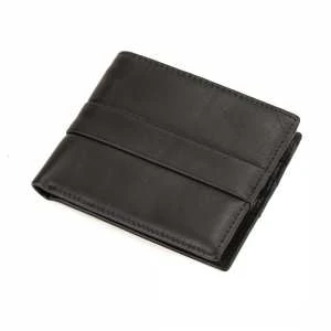 Портмоне зі смужкою чоловіче чорне Tiding Bag M39-1023-32A