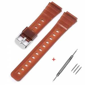 Ремешок для Casio F-91W Jelly Brown SI