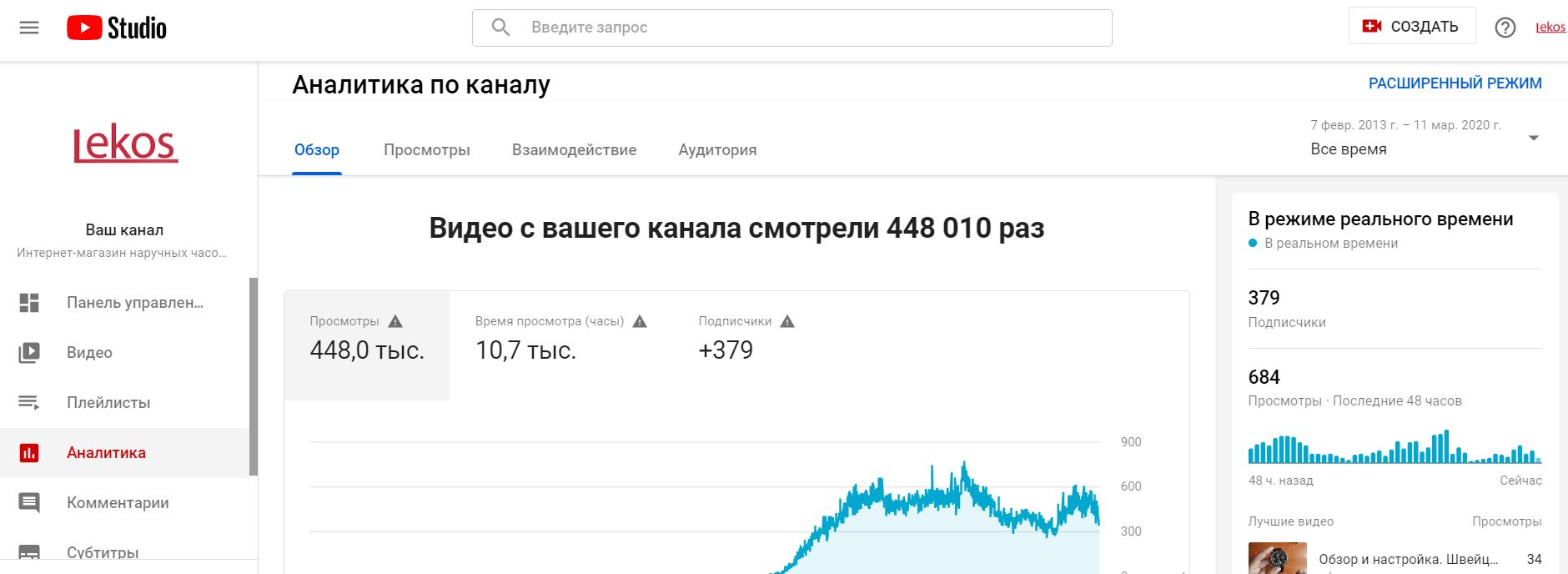 Работа с видео контентом в интернет магазине Lekos - 14