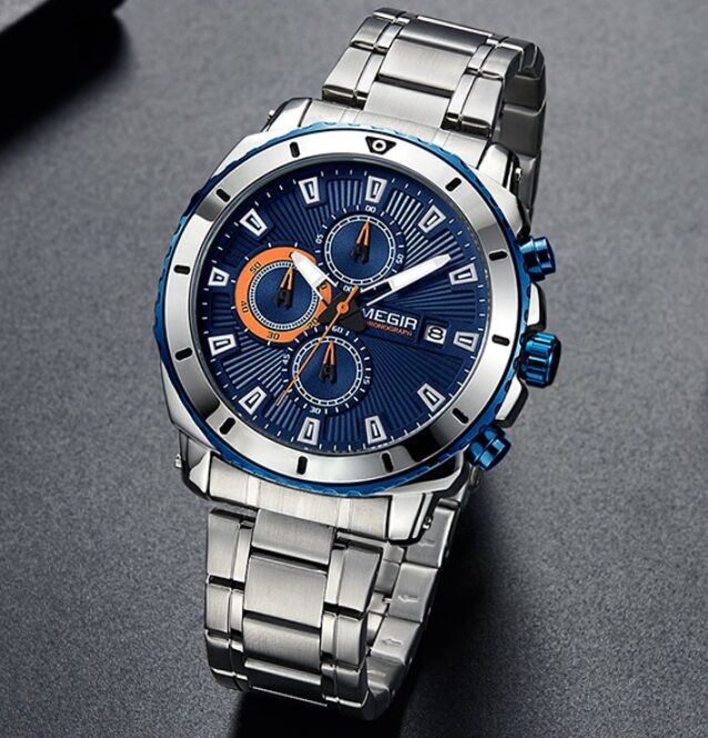 Часы Megir Silver Blue купить в Украине цена 945 грн описание ...